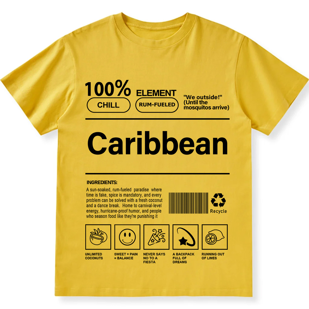 Caribbean Unisex Fit  Cotton T-Shirt wearishow