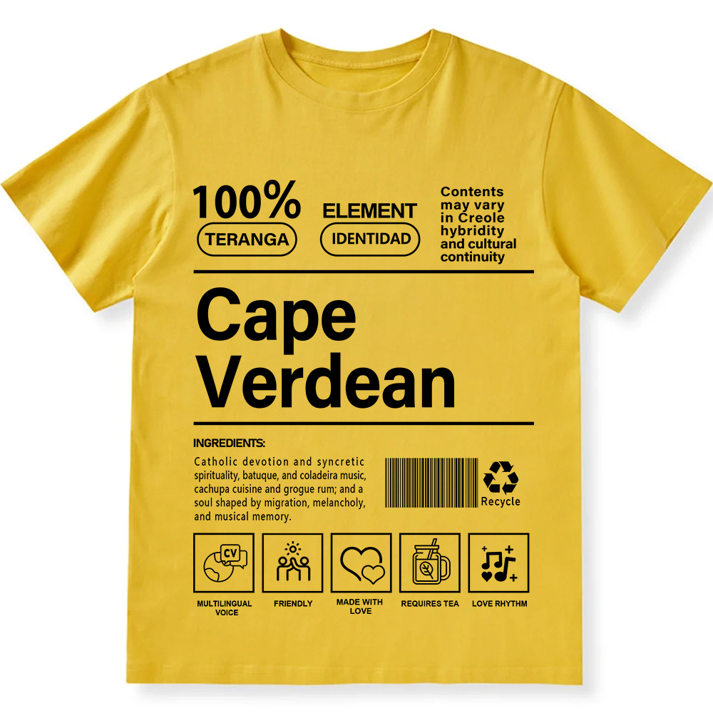 Cape Verdean Unisex Fit  Cotton T-Shirt wearishow