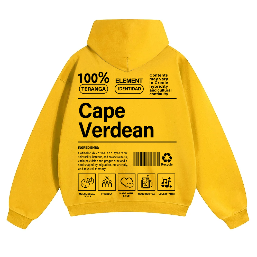 Cape Verdean Unisex Fit Color Hoodie wearishow