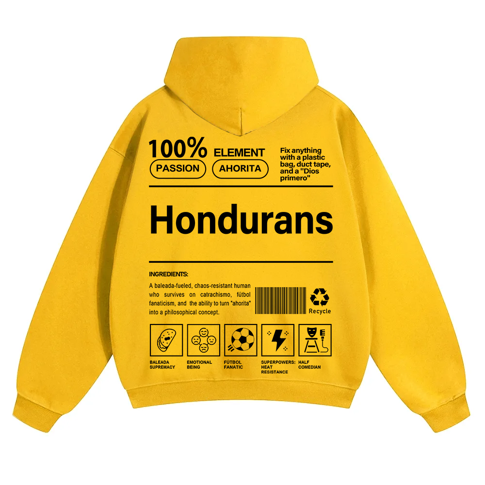 Hondurans Unisex Fit Color Hoodie wearishow