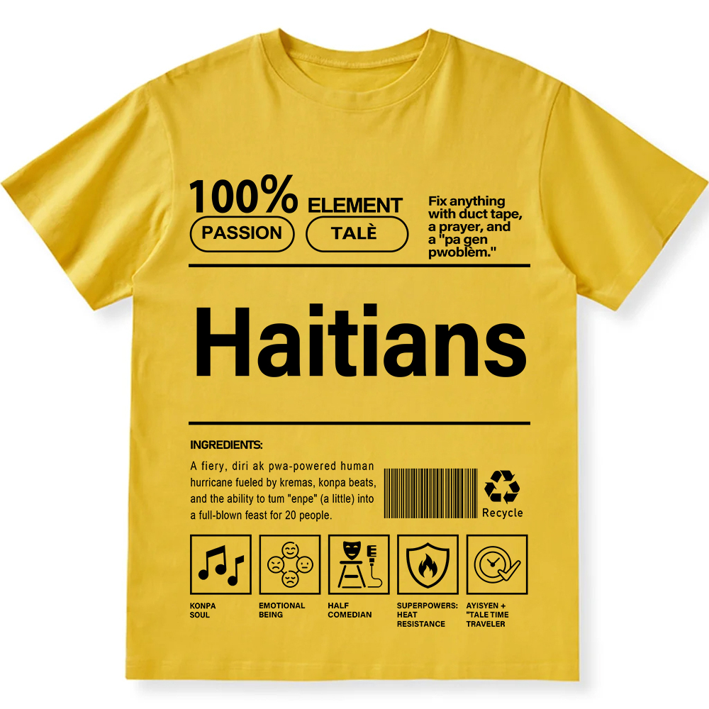 Haitians Unisex Fit  Cotton T-Shirt wearishow