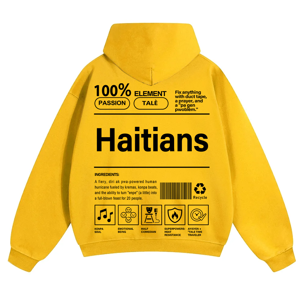 Haitians Unisex Fit Color Hoodie wearishow