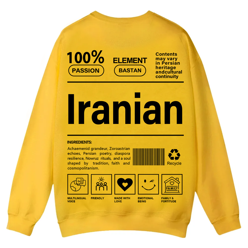 Iranian Unisex Fit  Casual Crewneck Sweatshirt wearishow