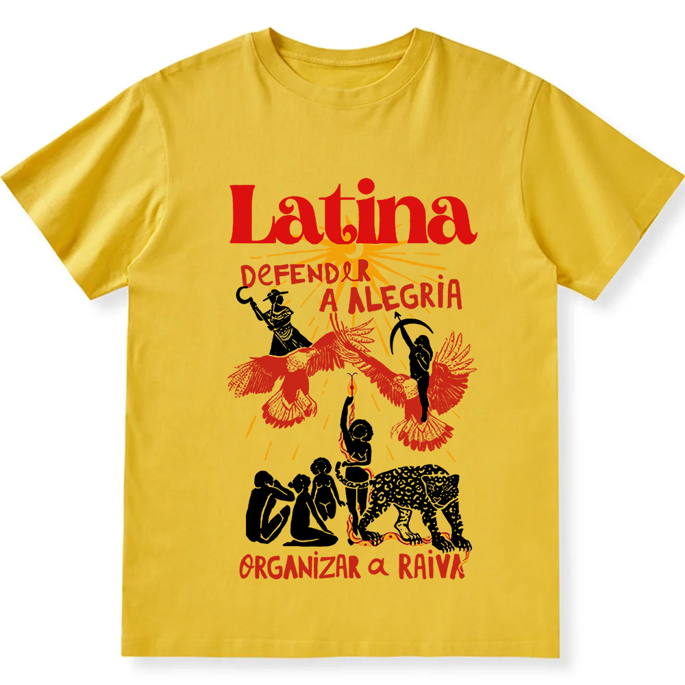Latina Unisex Fit  Cotton T-Shirt wearishow