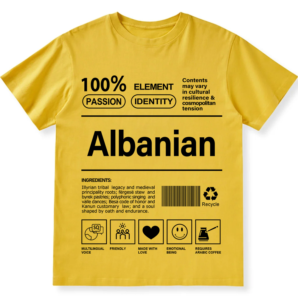 Albanian Unisex Fit  Cotton T-Shirt wearishow