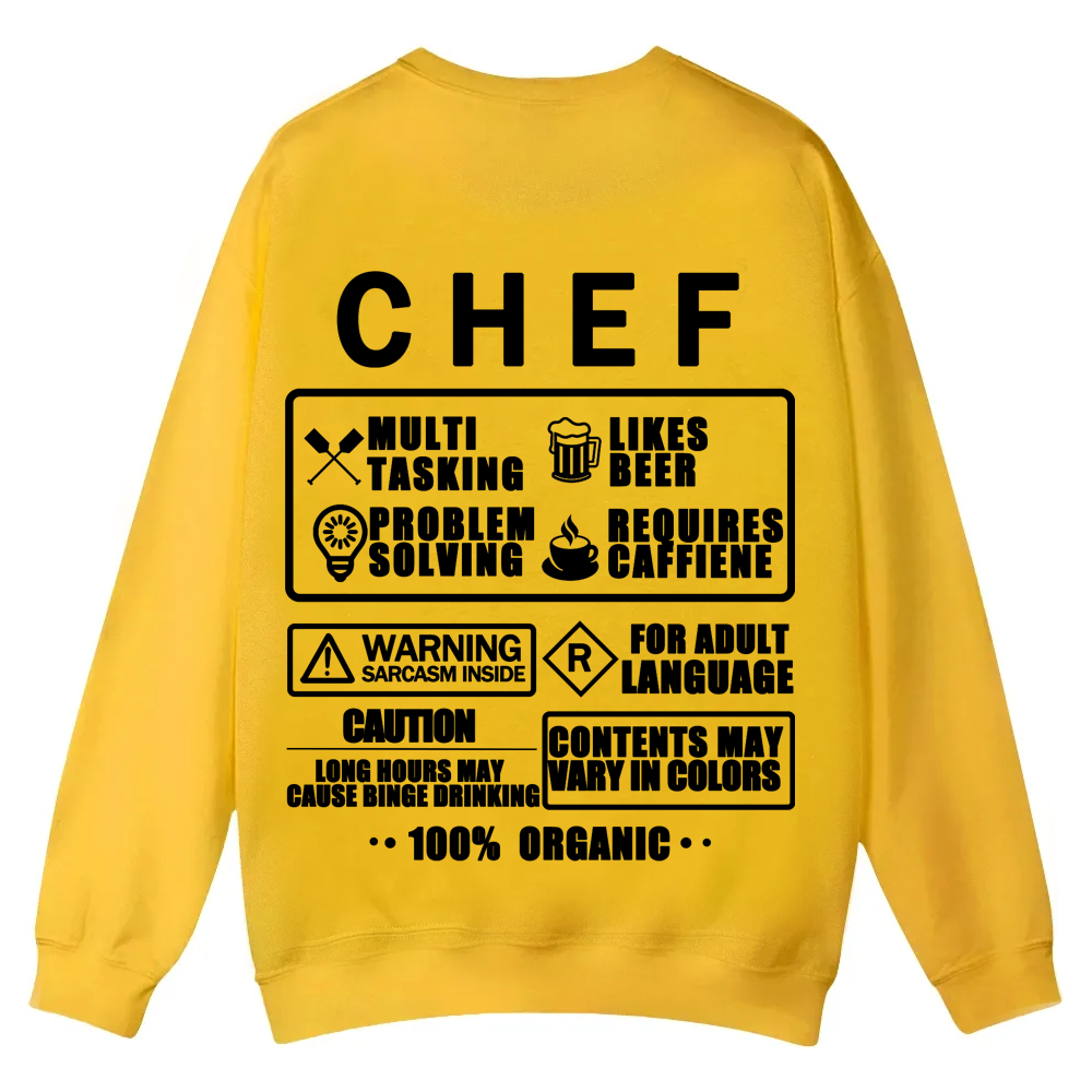 Chef Casual Crewneck Sweatshirt