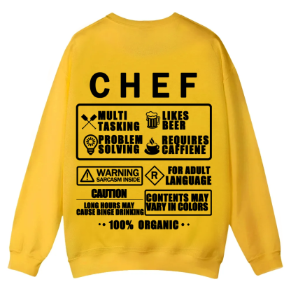 Chef Casual Crewneck Sweatshirt