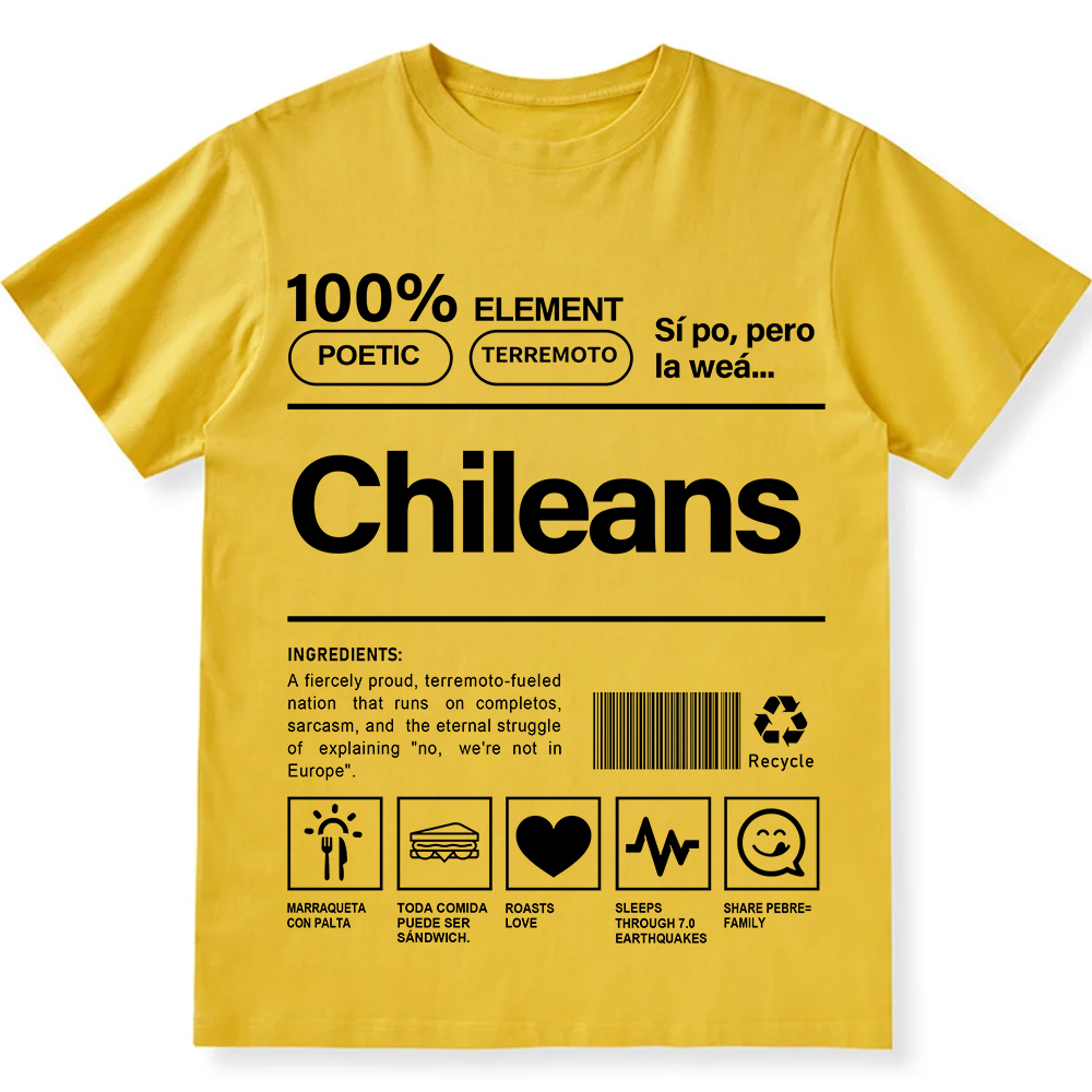 Chileans Unisex Fit  Cotton T-Shirt wearishow