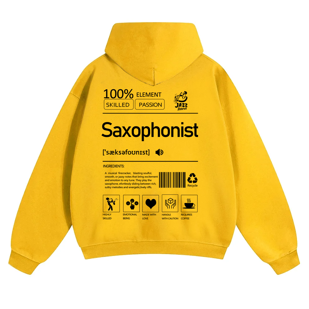 Saxophonist Unisex  Hoodie wearishow