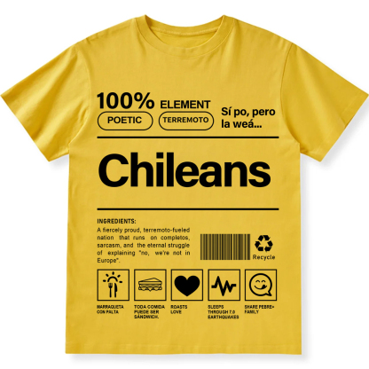 Chileans Unisex Fit  Cotton T-Shirt wearishow