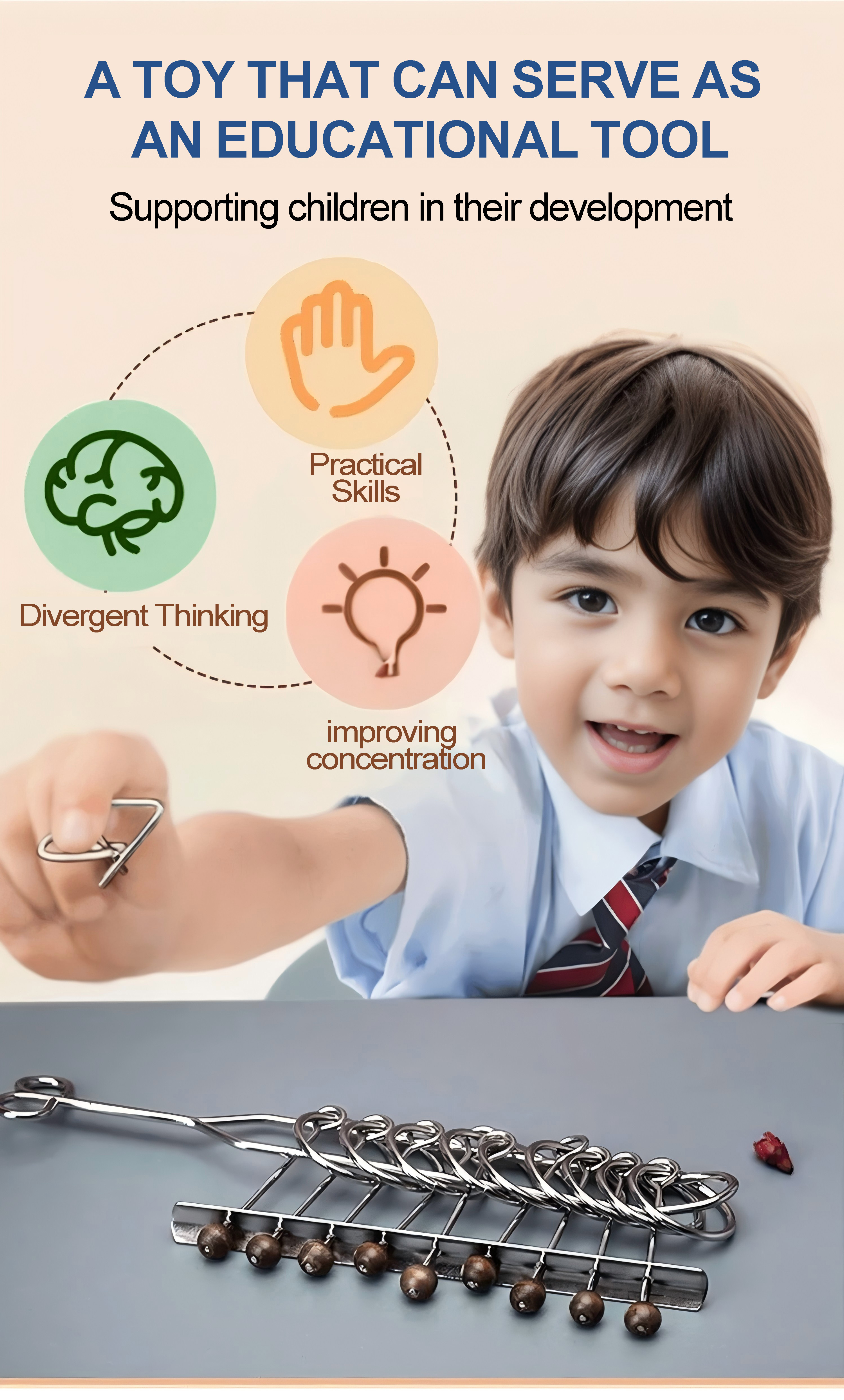 Intelligence Toys Nine Link Entriegelungsring