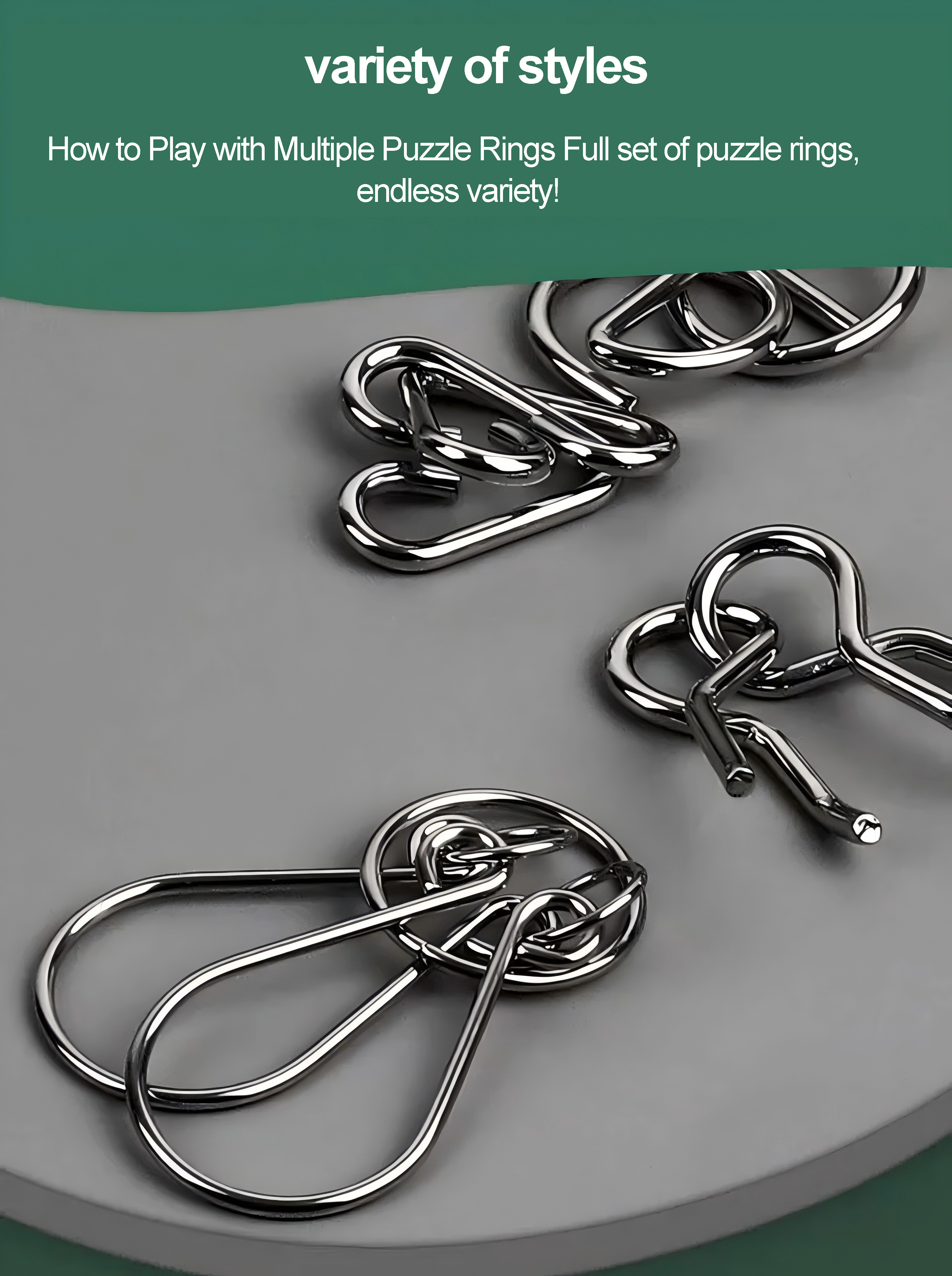 Intelligence Toys Nine Link Entriegelungsring