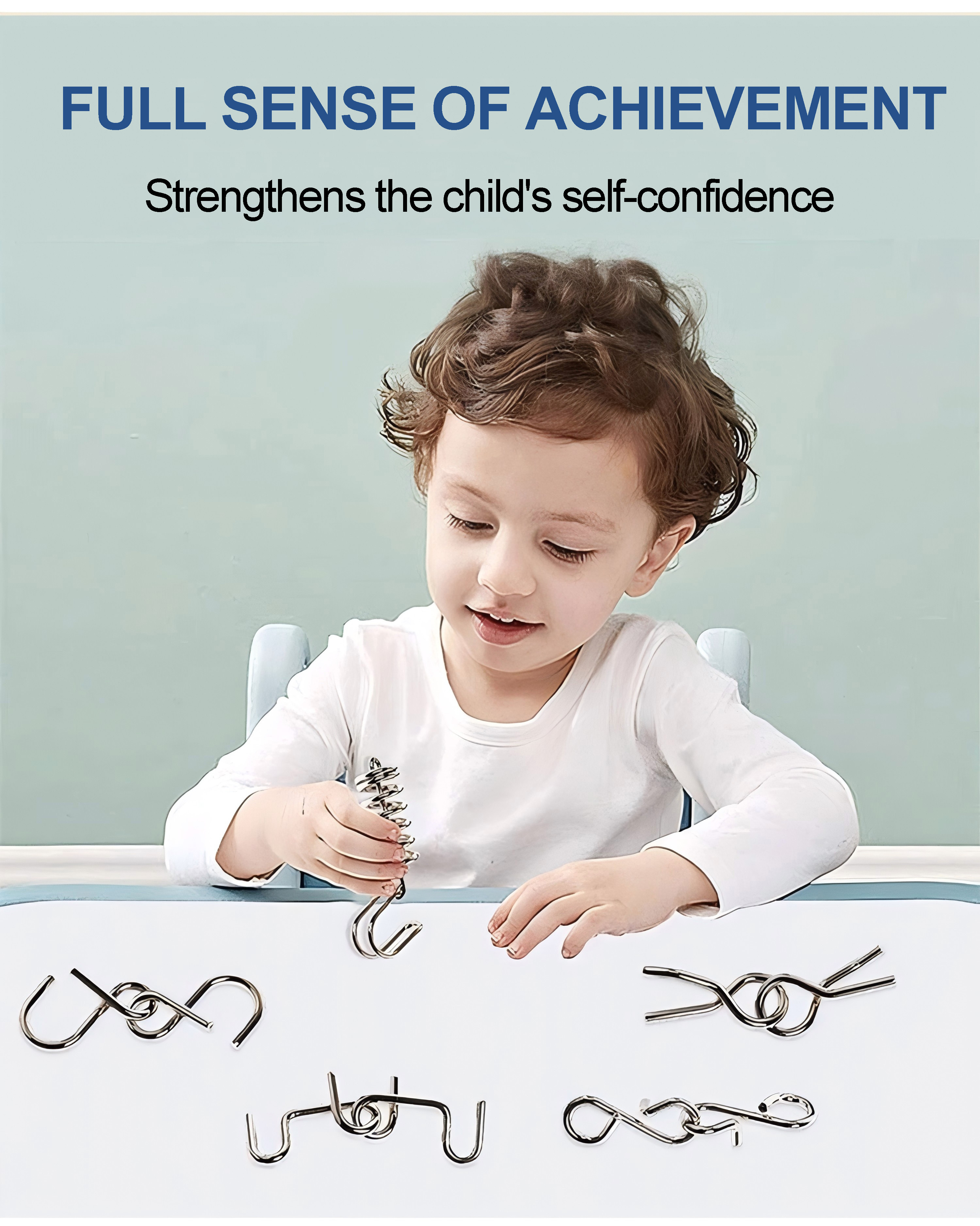 Intelligence Toys Nine Link Entriegelungsring