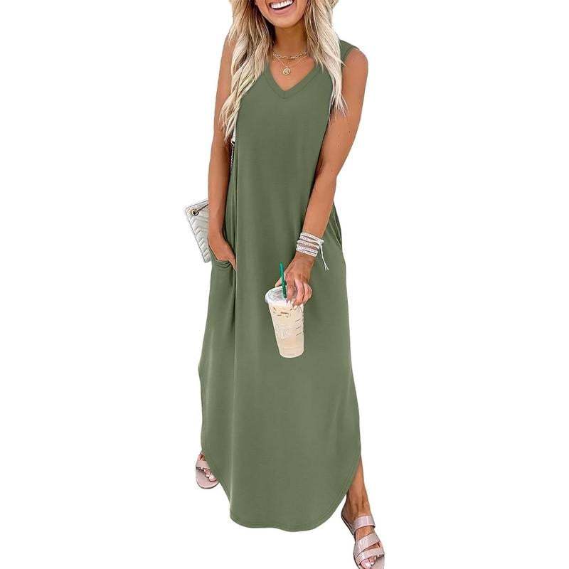 Summer Dresses Vacation Beach Sundresses 2025 with Pockets