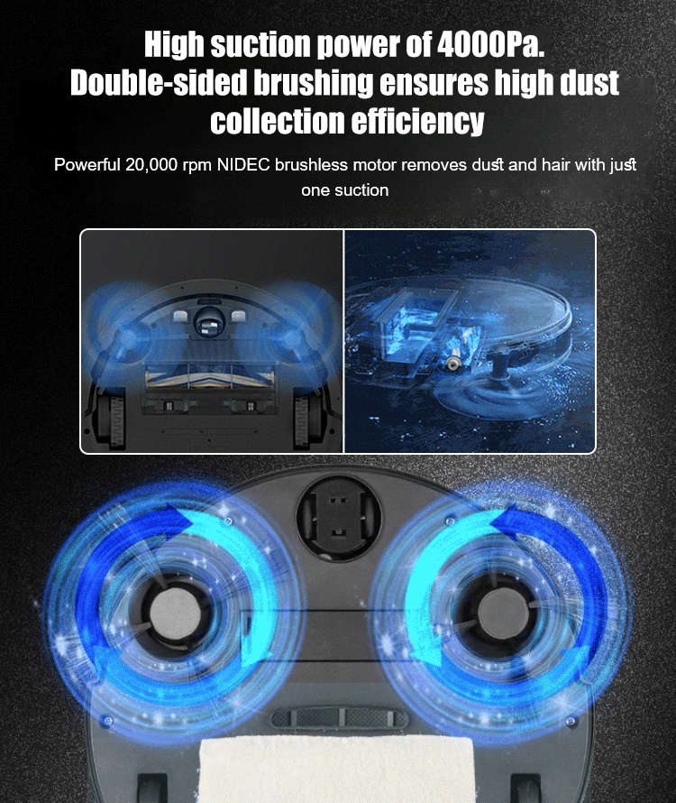 3 in 1 Vacuum Cleaning Smart Sweeper