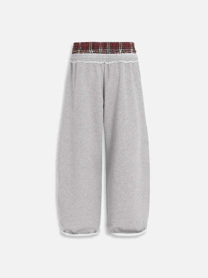  Double Waist Baggy Sweatpants