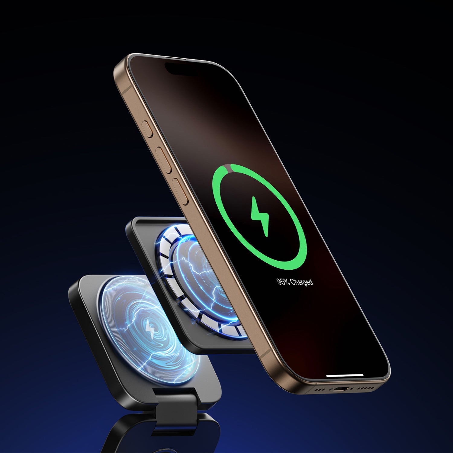 KUXIU X55 3-In-1 Foldable Magnetic Wireless Charger & Stand