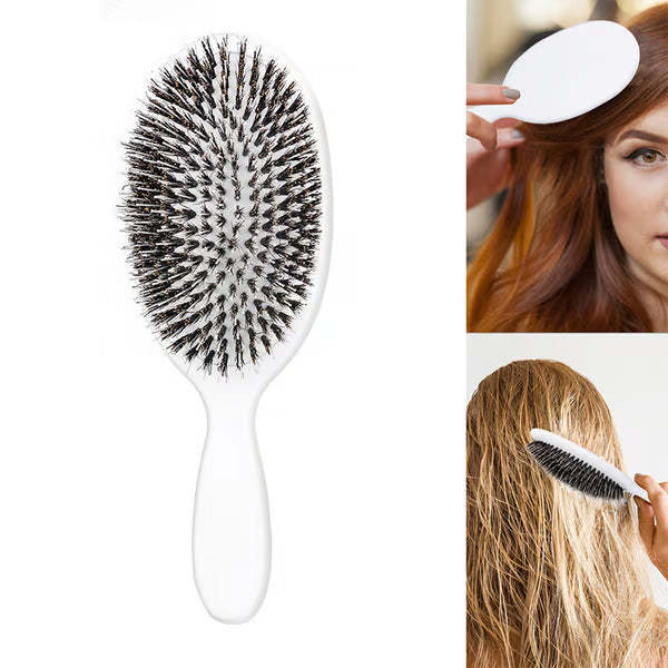 Viral World-Famous 5x Sold Out Paddle Brush - Smoother, Stronger, Shinier Hair - Boar Bristle Brush with Nylon Bristles and Microsphere Massaging TipsViral Paddle Brush – Smoother, Stronger, Shinier Hair