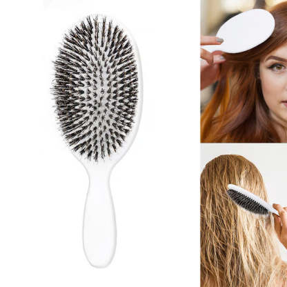 Viral World-Famous 5x Sold Out Paddle Brush - Smoother, Stronger, Shinier Hair - Boar Bristle Brush with Nylon Bristles and Microsphere Massaging TipsViral Paddle Brush – Smoother, Stronger, Shinier Hair