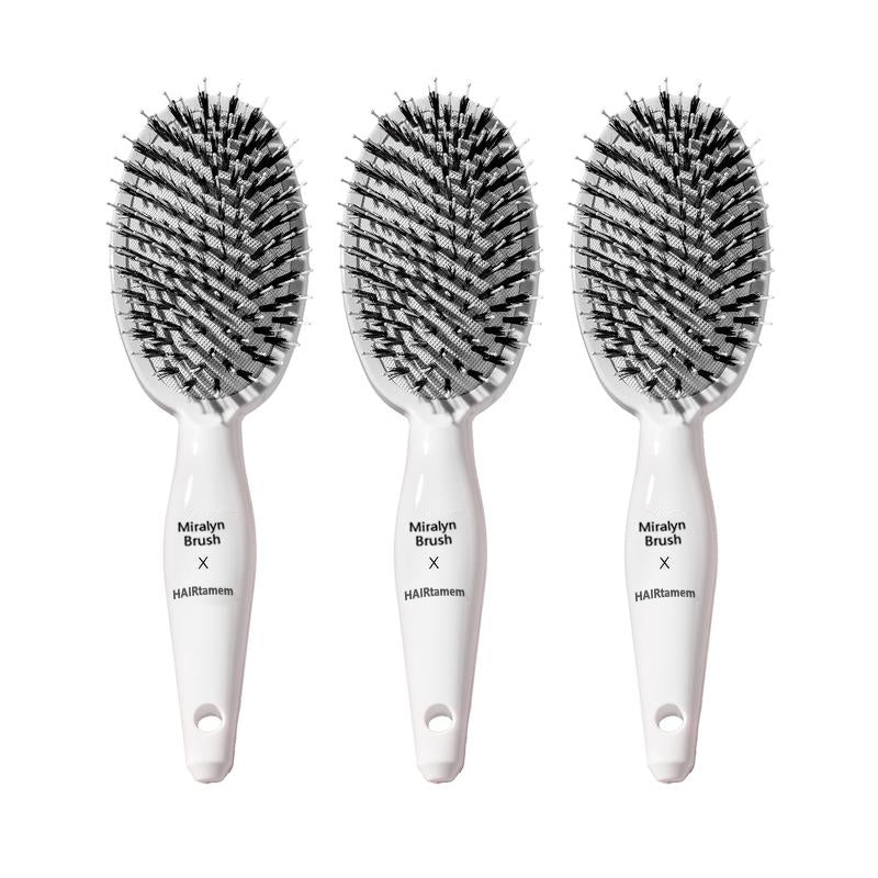 Viral World-Famous 5x Sold Out Paddle Brush - Smoother, Stronger, Shinier Hair - Boar Bristle Brush with Nylon Bristles and Microsphere Massaging TipsViral Paddle Brush – Smoother, Stronger, Shinier Hair