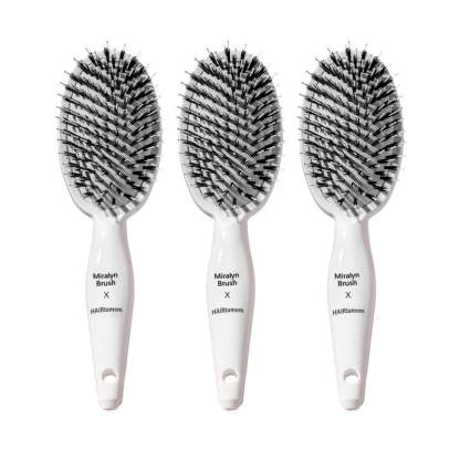 Viral World-Famous 5x Sold Out Paddle Brush - Smoother, Stronger, Shinier Hair - Boar Bristle Brush with Nylon Bristles and Microsphere Massaging TipsViral Paddle Brush – Smoother, Stronger, Shinier Hair