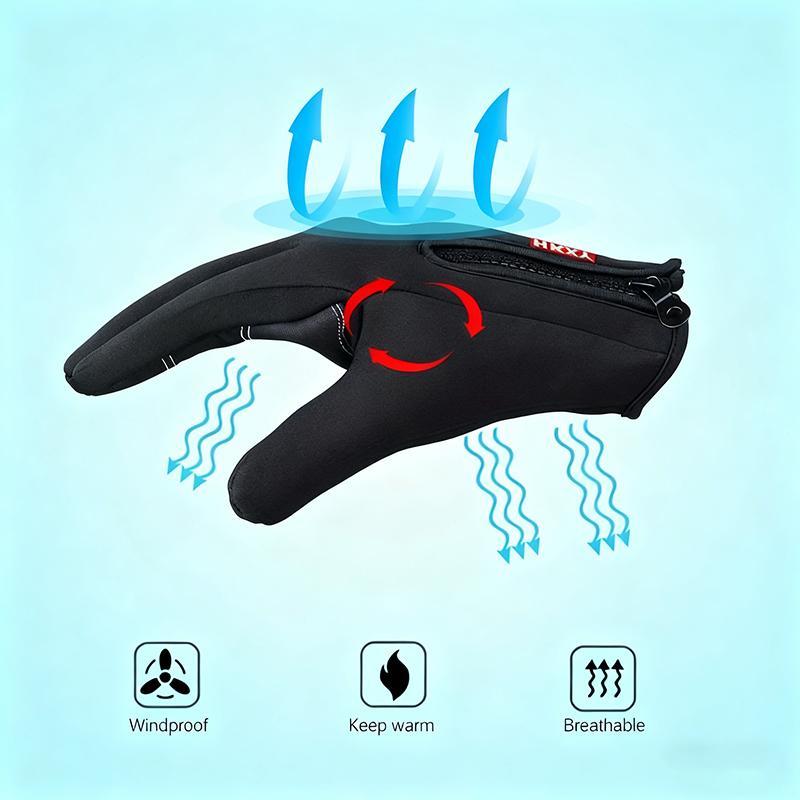 Windproof Touchscreen Winter Gloves – Thermal Warmth for Men & Women