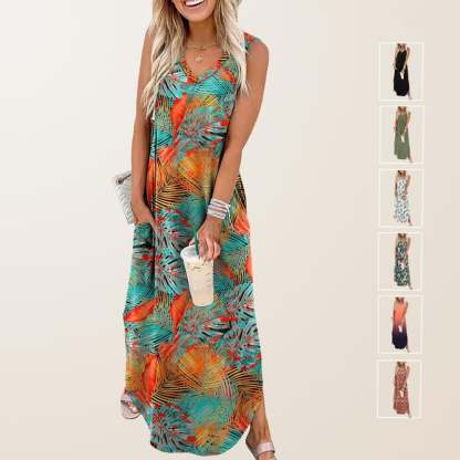 Summer Dresses Vacation Beach Sundresses 2025 with Pockets