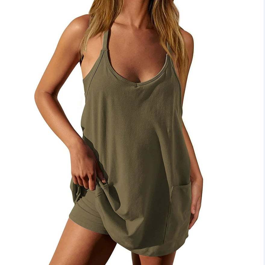 🎁Women's Sleeveless Summer Dress with Shorts