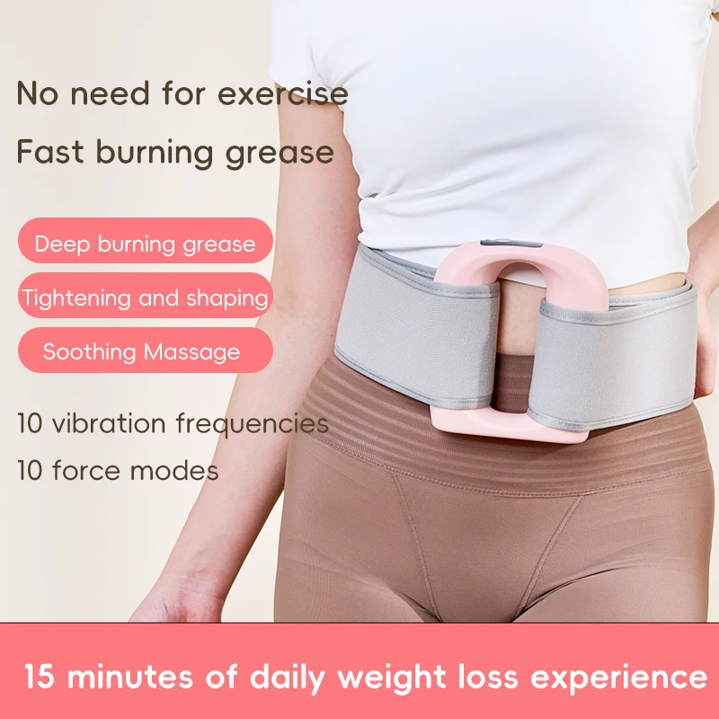 Portable Slimming Belt Massage Lymphatic Massage Machine Vibration Muscle Fat Burning Fascial Ring