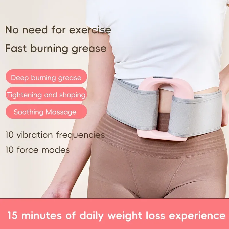 Portable Slimming Belt Massage Lymphatic Massage Machine Vibration Muscle Fat Burning Fascial Ring