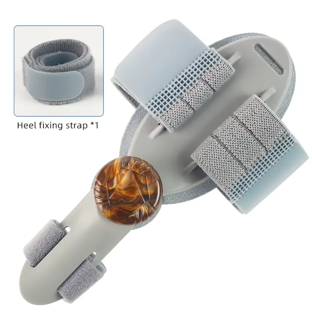 3D Knob Bunion Corrector Adjustable Toe Straightener with Detachable Magic Tape Strap for Hallux Valgus Correction
