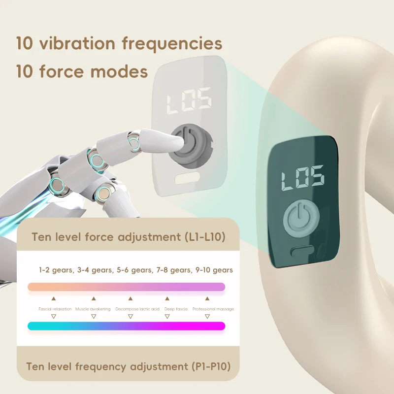 Portable Slimming Belt Massage Lymphatic Massage Machine Vibration Muscle Fat Burning Fascial Ring