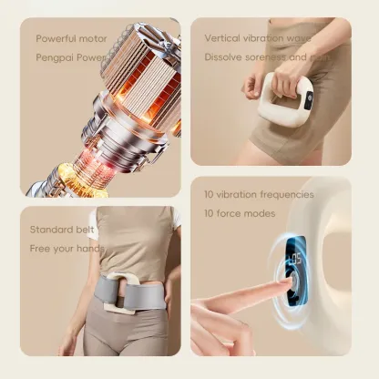 Portable Slimming Belt Massage Lymphatic Massage Machine Vibration Muscle Fat Burning Fascial Ring