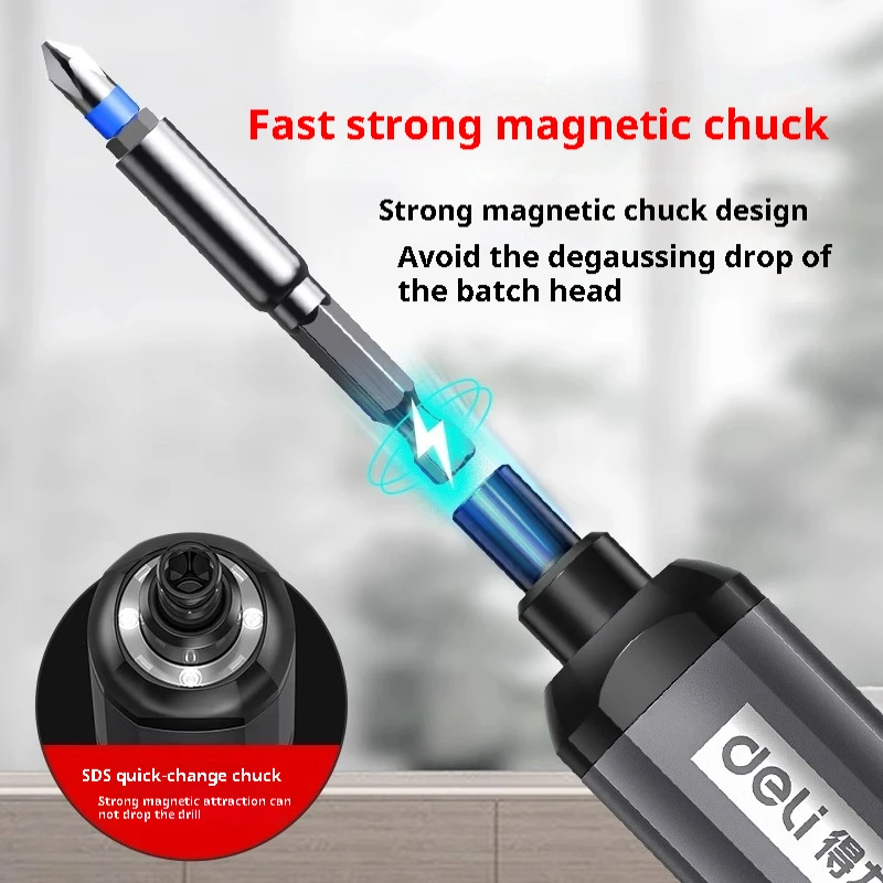 Rechargeable 3.7V Electric Screwdriver Kit DIY Grade Cordless with 25 Pcs Magnetic Bit Set for Phone Camera Laptop Watch Repair