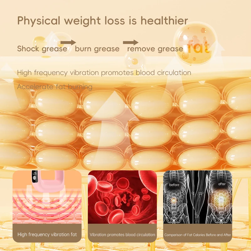 Portable Slimming Belt Massage Lymphatic Massage Machine Vibration Muscle Fat Burning Fascial Ring