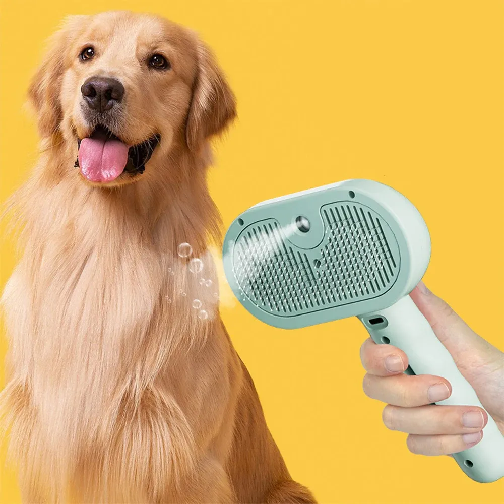 Wholesale Rotatable USB Charging Dog Cat Steam Brush