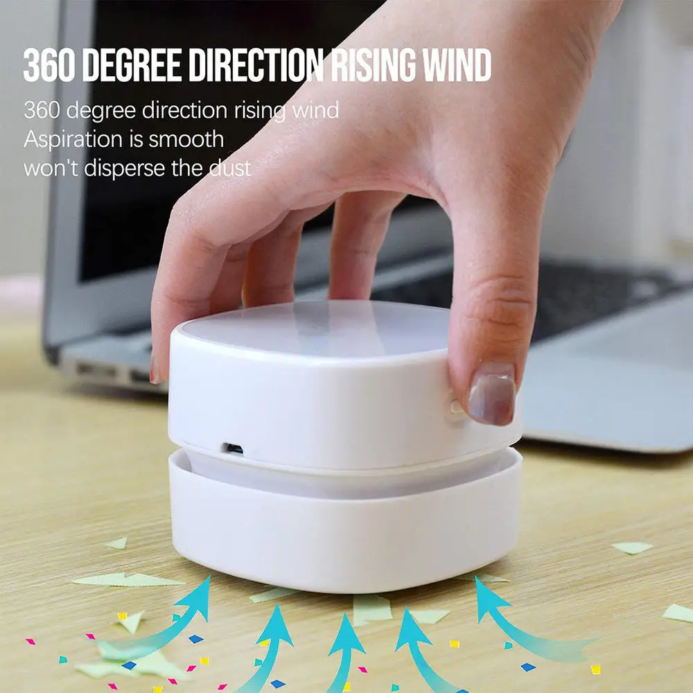 Portable Handheld Wireless Dust Sweeper for Keyboard Cleaning Tool Rechargeable Mini Desktop Vacuum Cleaner Consumer Electronics