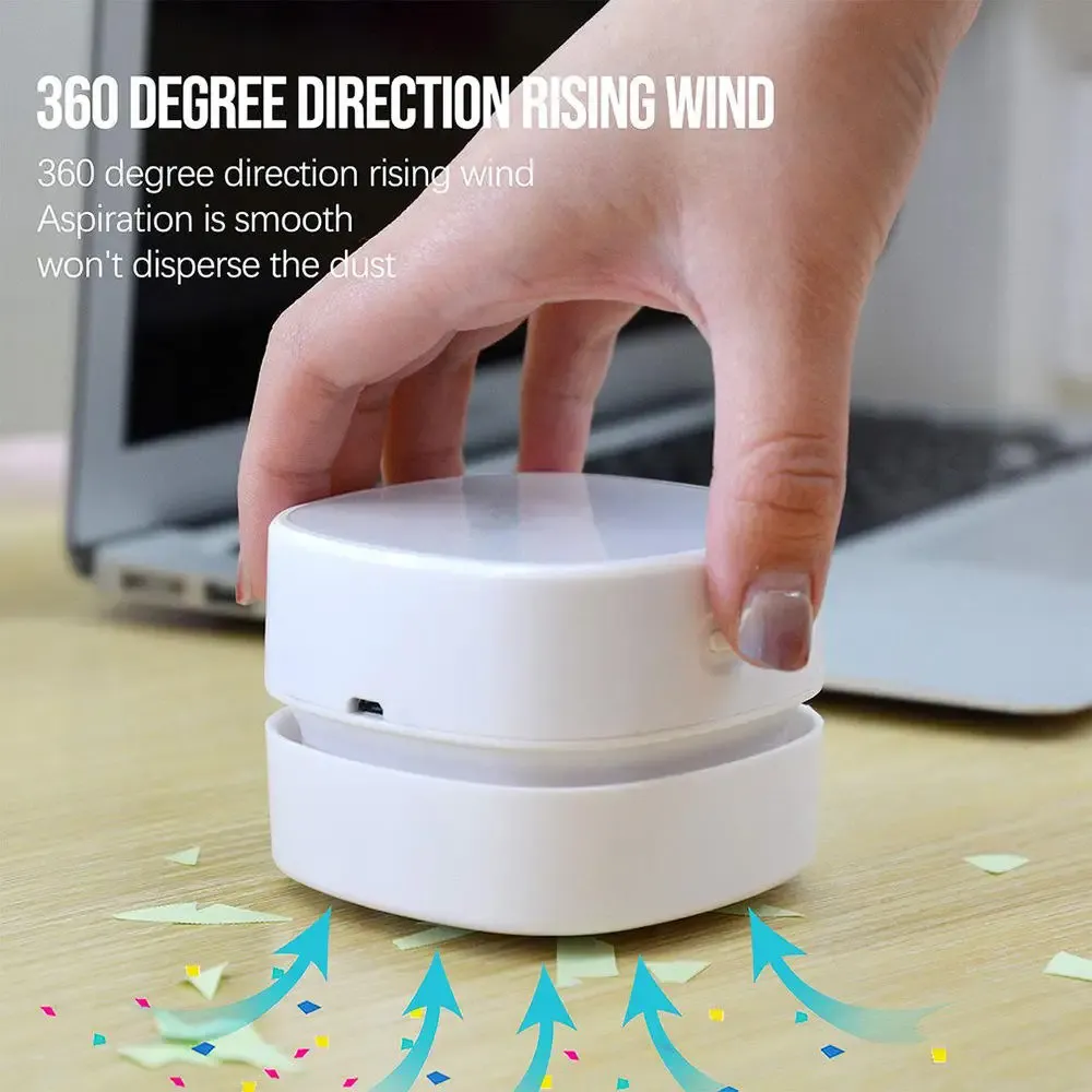 Portable Handheld Wireless Dust Sweeper for Keyboard Cleaning Tool Rechargeable Mini Desktop Vacuum Cleaner Consumer Electronics