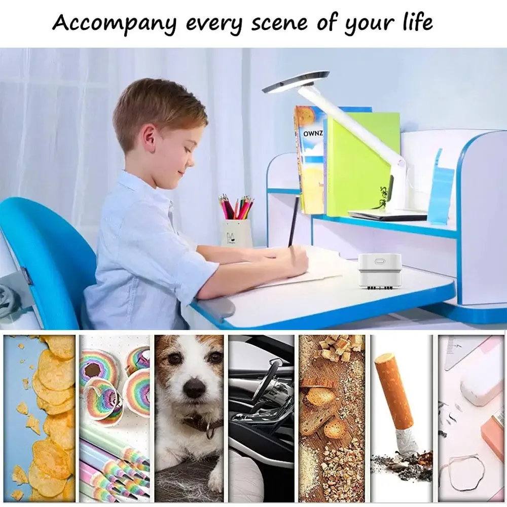 Portable Handheld Wireless Dust Sweeper for Keyboard Cleaning Tool Rechargeable Mini Desktop Vacuum Cleaner Consumer Electronics