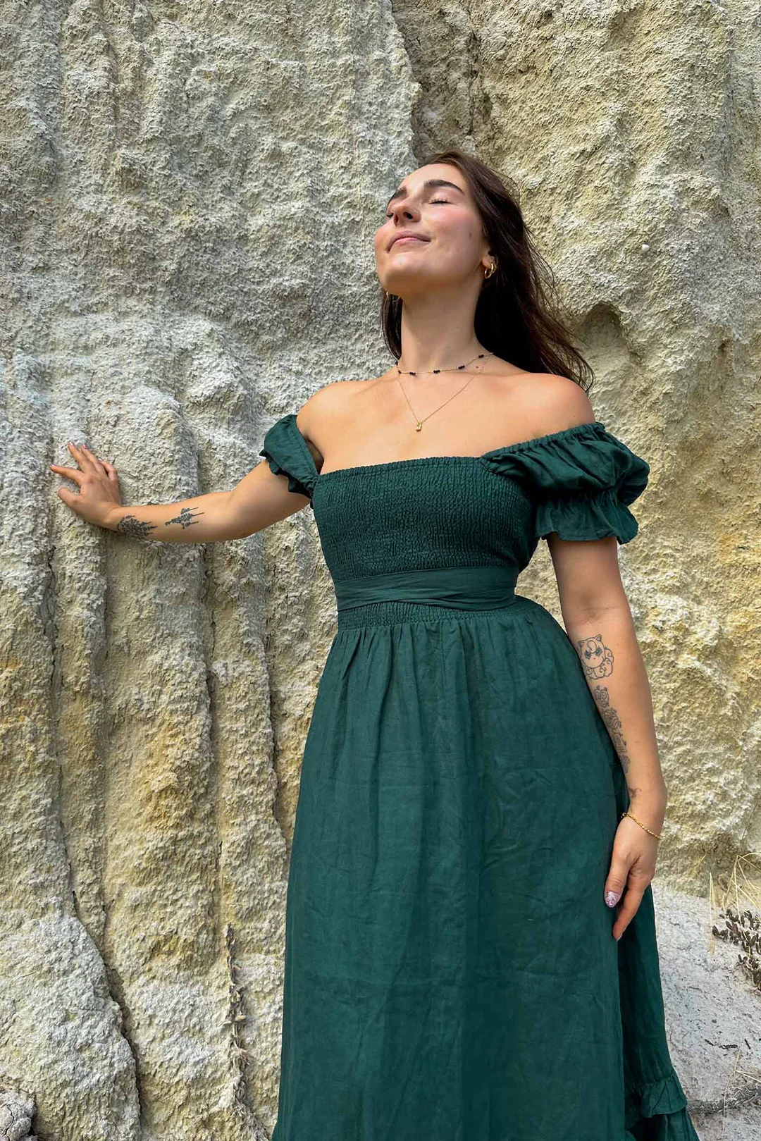 Reversible Ruffle Dress