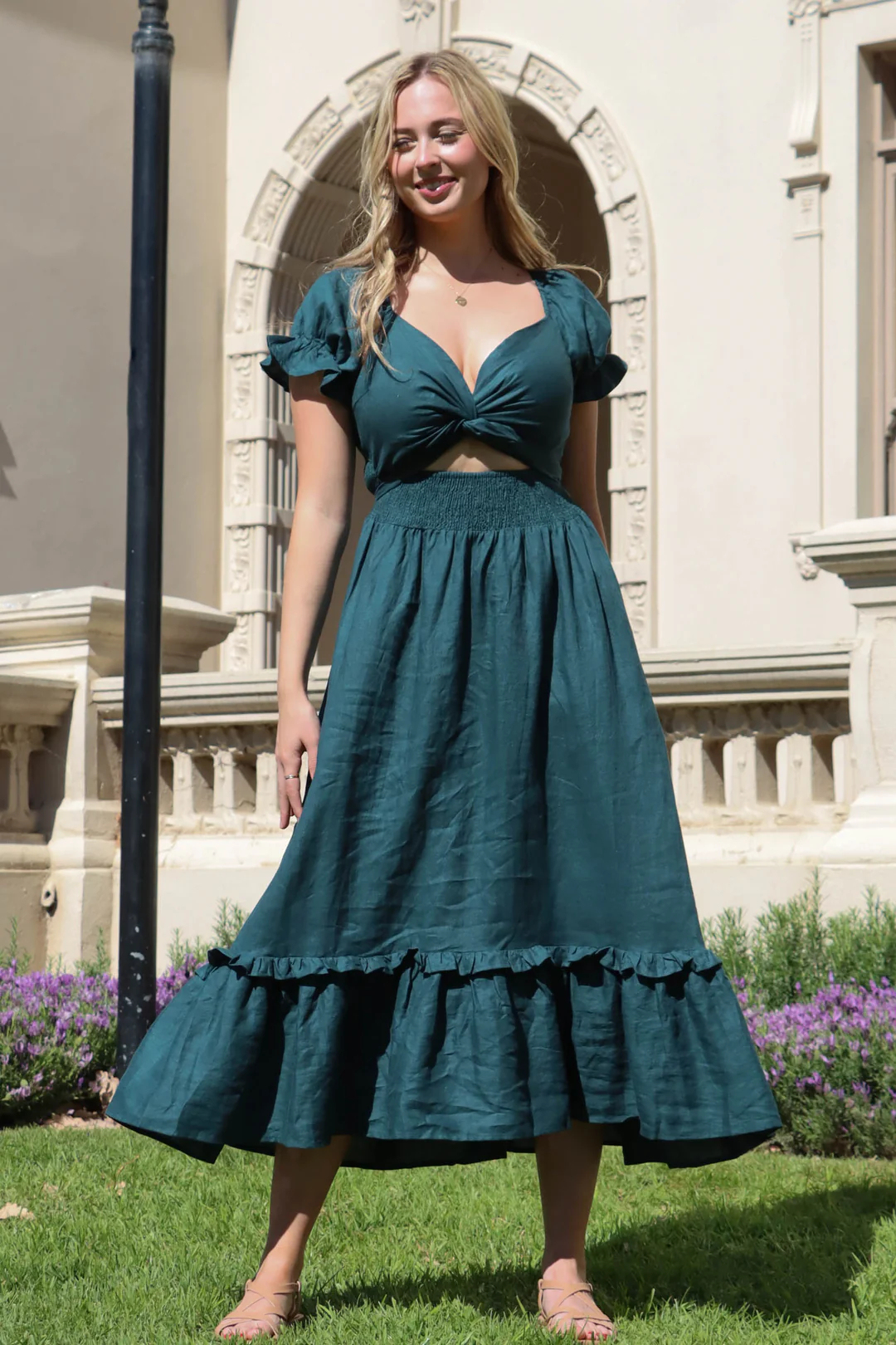 Reversible Ruffle Dress