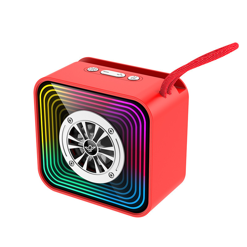 、、 New Popular  Mirror Abyss Lamp Bluetooth Speaker Mini Portable Lantern Small Home Outdoor