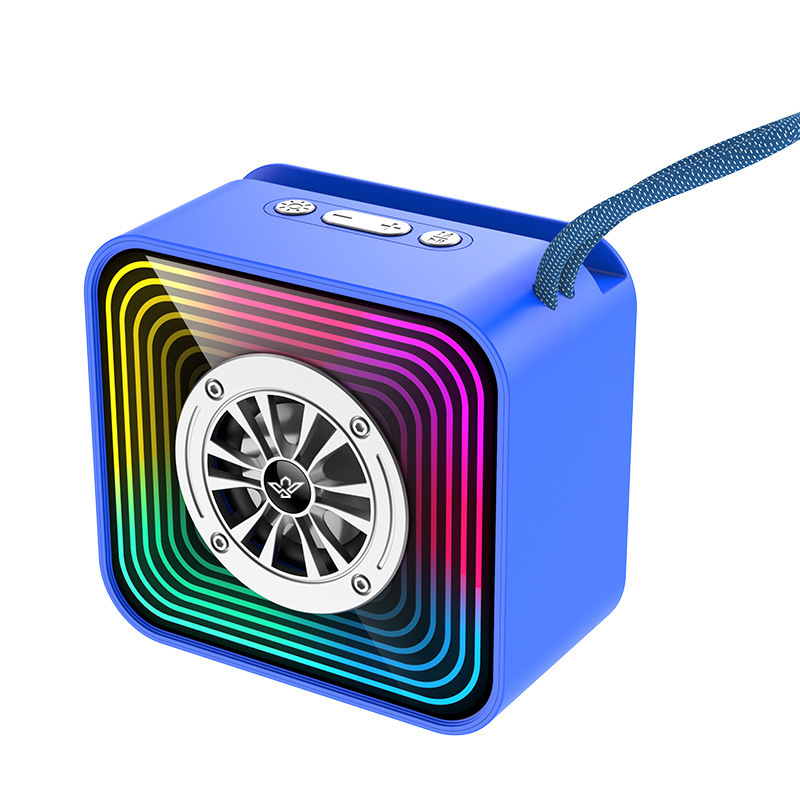 、、 New Popular  Mirror Abyss Lamp Bluetooth Speaker Mini Portable Lantern Small Home Outdoor