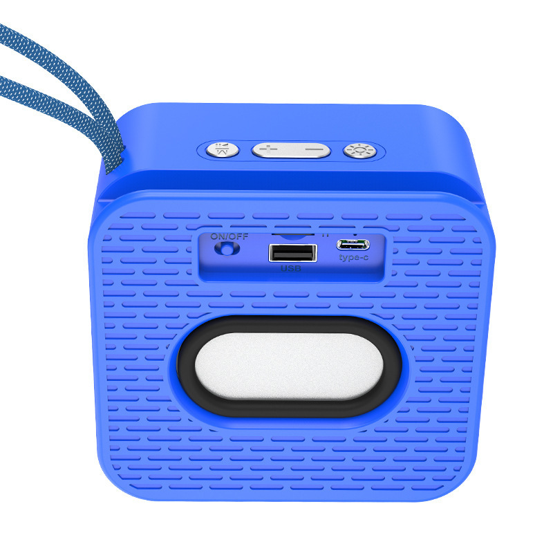 、、 New Popular  Mirror Abyss Lamp Bluetooth Speaker Mini Portable Lantern Small Home Outdoor