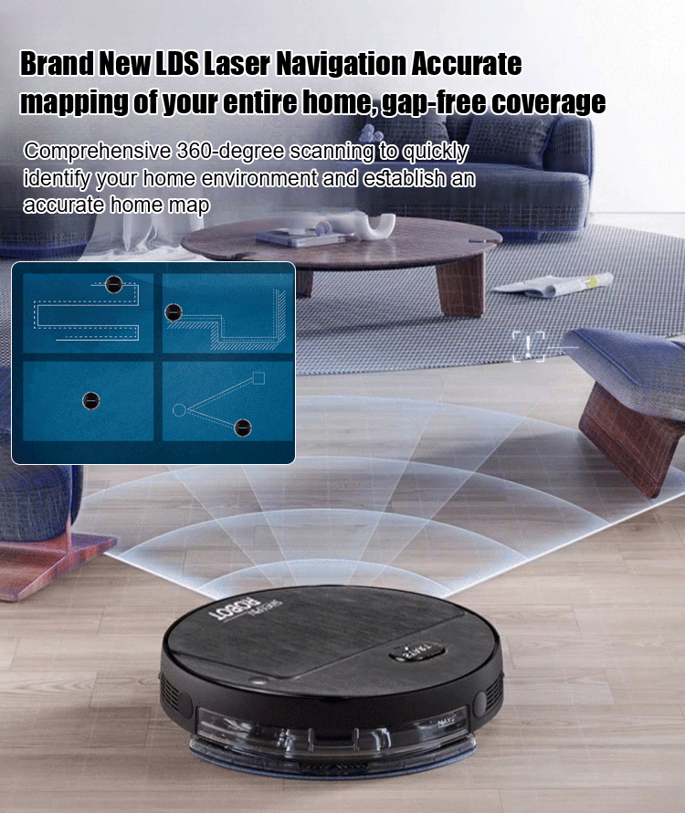 3 in 1 Vacuum Cleaning Smart Sweeper