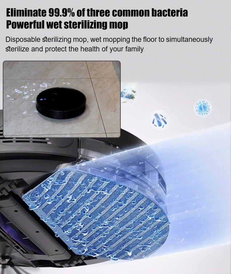 3 in 1 Vacuum Cleaning Smart Sweeper