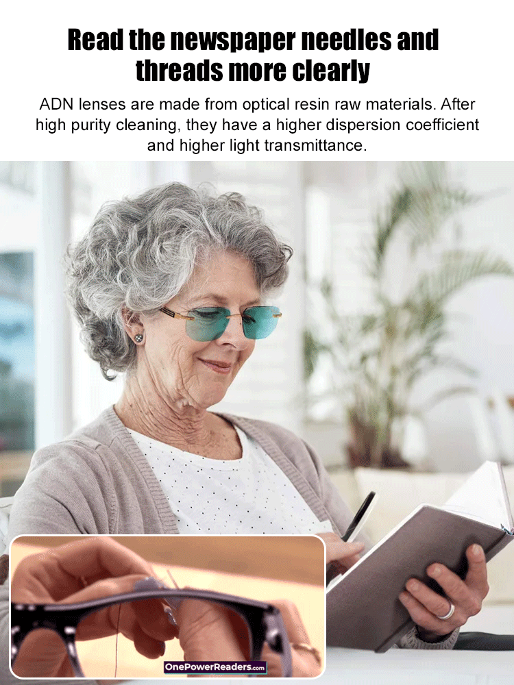 No vision test required🏥👓Smart Zoom Reading Glasses
