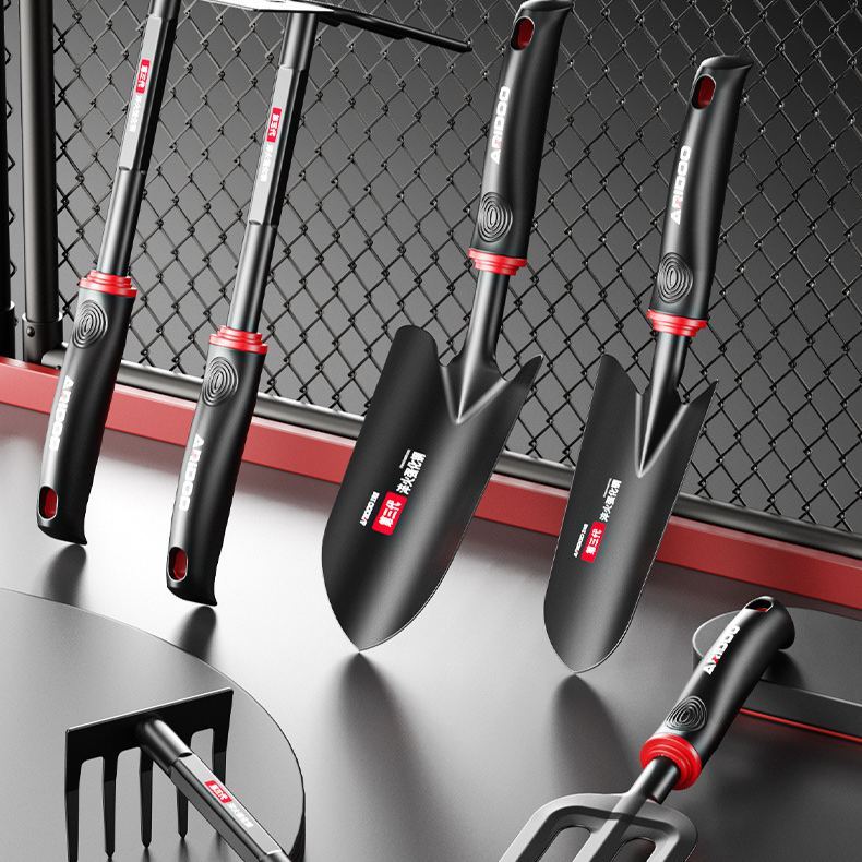 Gardening Small Shovel For Planting Flowers And Digging Tools For Planting Vegetables And Flowers, Soil Loosening Flower Shovel, Potted Flower Gardening, Three-Piece Set For Grass Shoveling