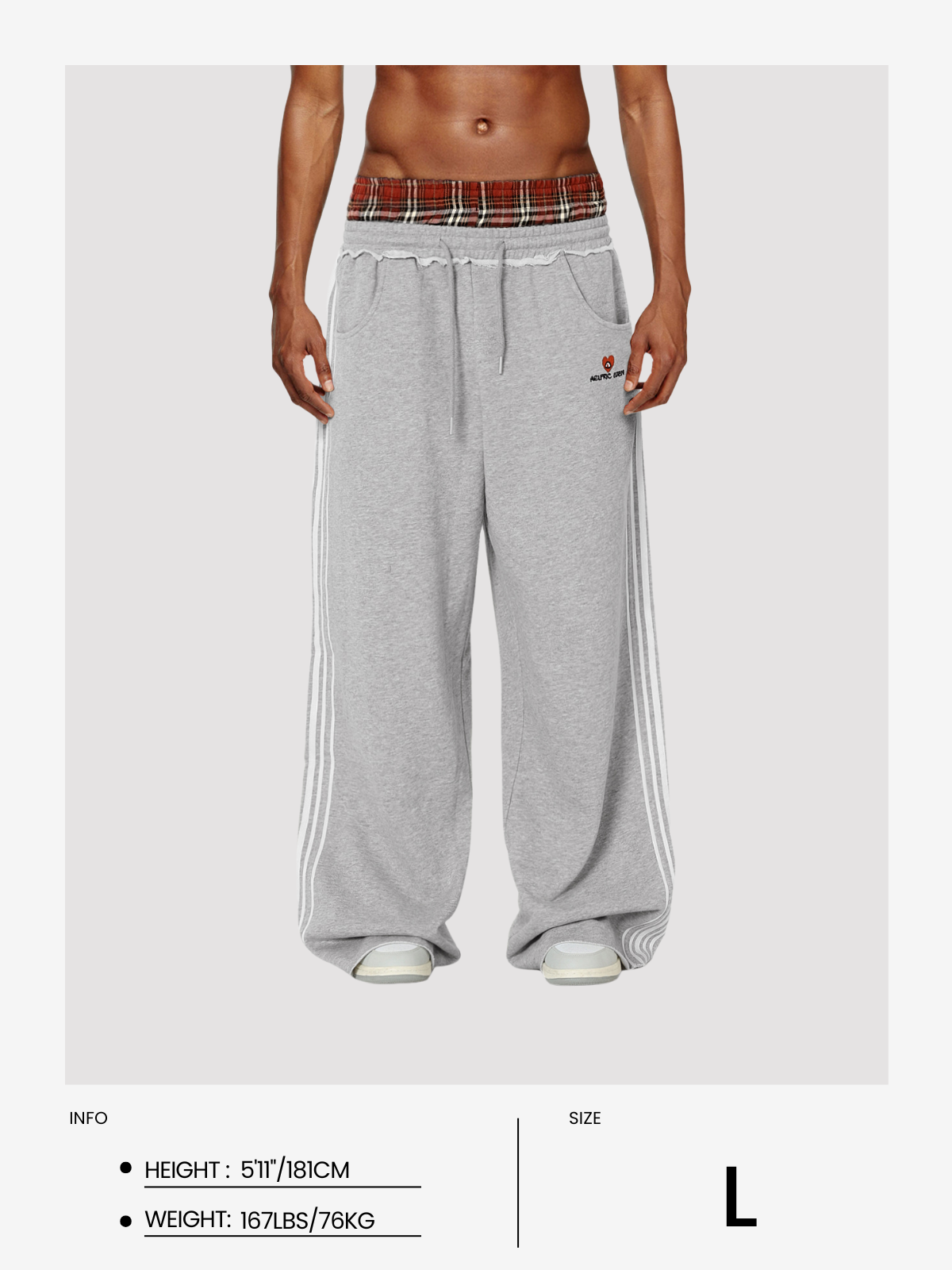 Double Waist Baggy Sweatpants