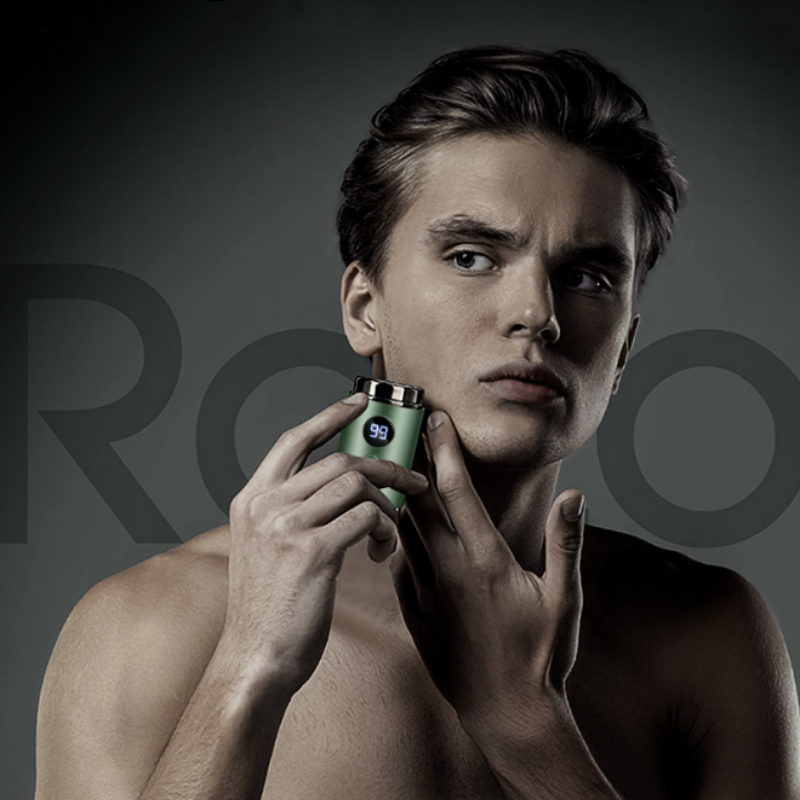 🔥Hot Promotion 50% OFF🔥Men's kraftfull mini elektrisk rakapparat med digital display